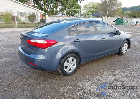 2016 Kia Forte Lx from USA, damaged, VIN KNAFK4A63G5551922